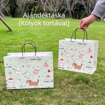 Új stílusú kötős ajándékzsák születésnapokra és ünnepekre, vastag, kiváló minőségű, a legjobb barátnőknek, óvodásoknak és általános iskolásoknak