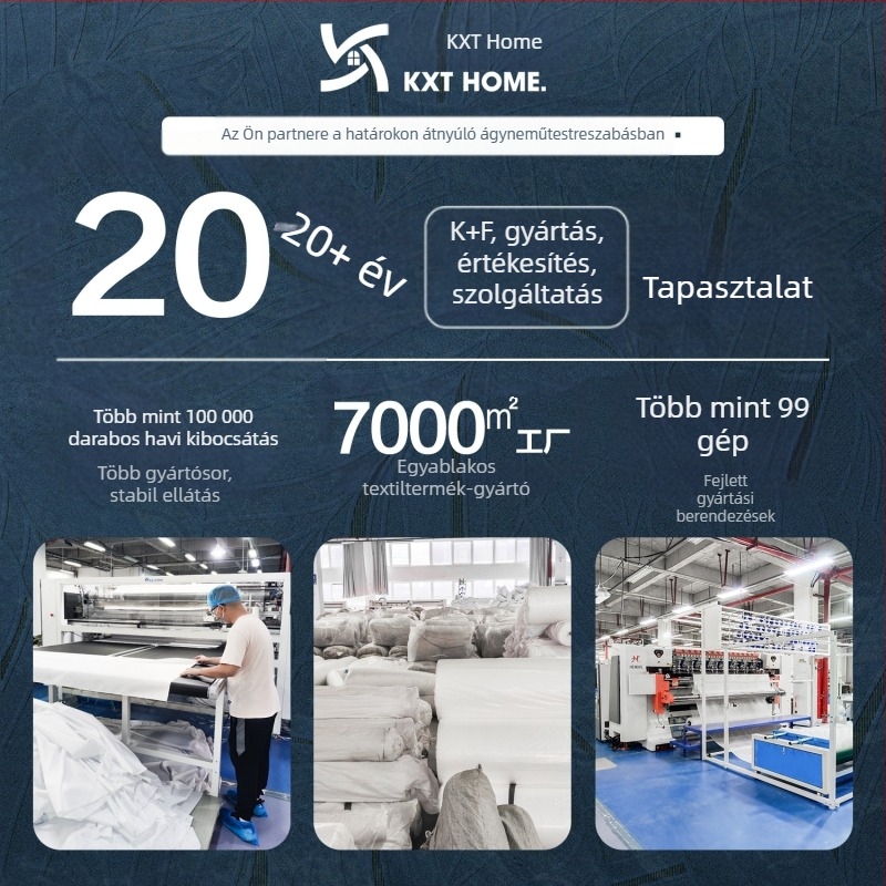 Hat oldalú vízálló matracvédő rugalmas kötött anyagból, cipzárral