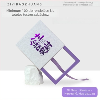 Prémium karkötő csomagoló doboz PE fóliával, elegáns ékszerdoboz