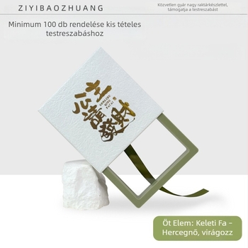 Prémium karkötő csomagoló doboz PE fóliával, elegáns ékszerdoboz