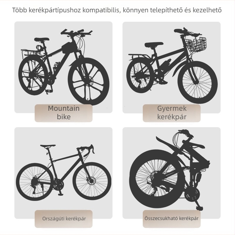 PC-plasztikus kerékpár vizespalacktartó és pohártartó