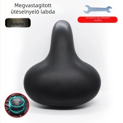 Bőr kerékpárnyereg hegyi és városi kerékpárokhoz, kényelmes, mindennapi stílus