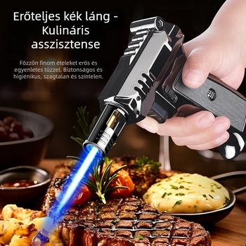 Magas hőmérsékletű kézi égő, hordozható, szélálló, bután, tartós