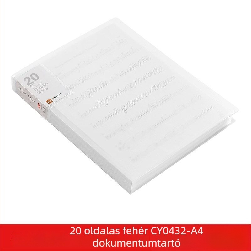 A4-es átlátszó, több rekeszes irattartó diákok számára – dokumentumok, bizonyítványok és plakátok rendezéséhez