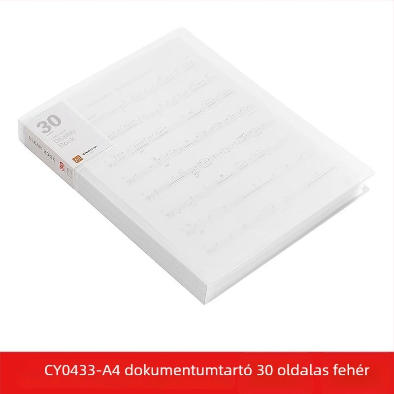 A4-es átlátszó, több rekeszes irattartó diákok számára – dokumentumok, bizonyítványok és plakátok rendezéséhez