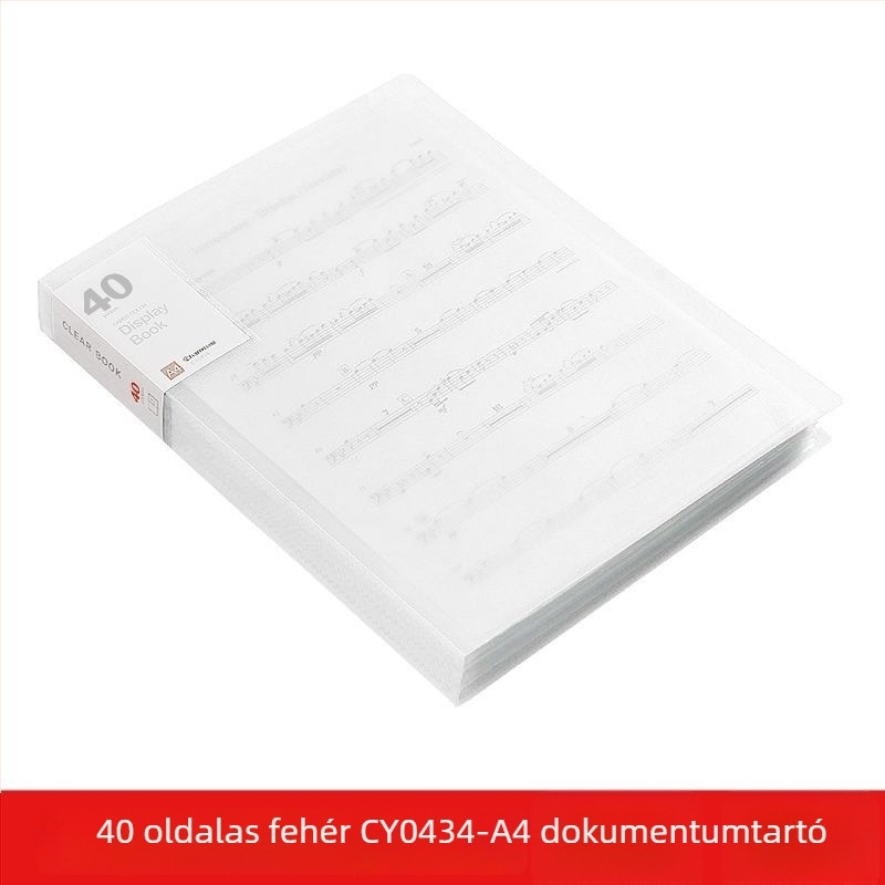 A4-es átlátszó, több rekeszes irattartó diákok számára – dokumentumok, bizonyítványok és plakátok rendezéséhez