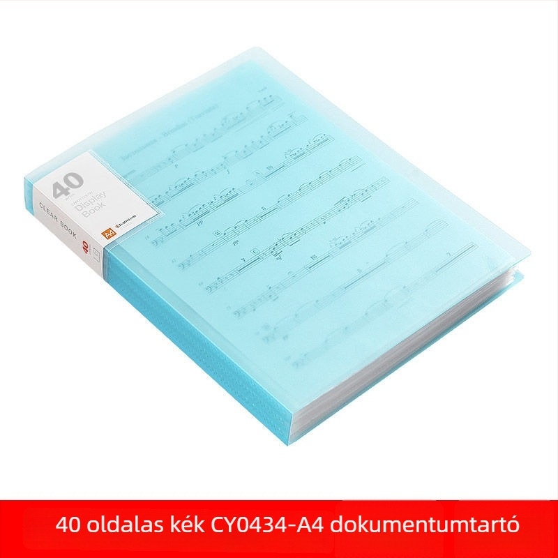 A4-es átlátszó, több rekeszes irattartó diákok számára – dokumentumok, bizonyítványok és plakátok rendezéséhez