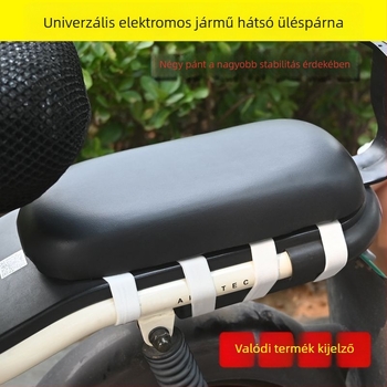 Megvastagított hátsó ülés párna elektromos kerékpárokhoz – PU nyeregpanel