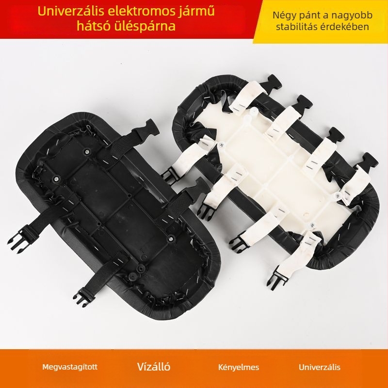 Megvastagított hátsó ülés párna elektromos kerékpárokhoz – PU nyeregpanel