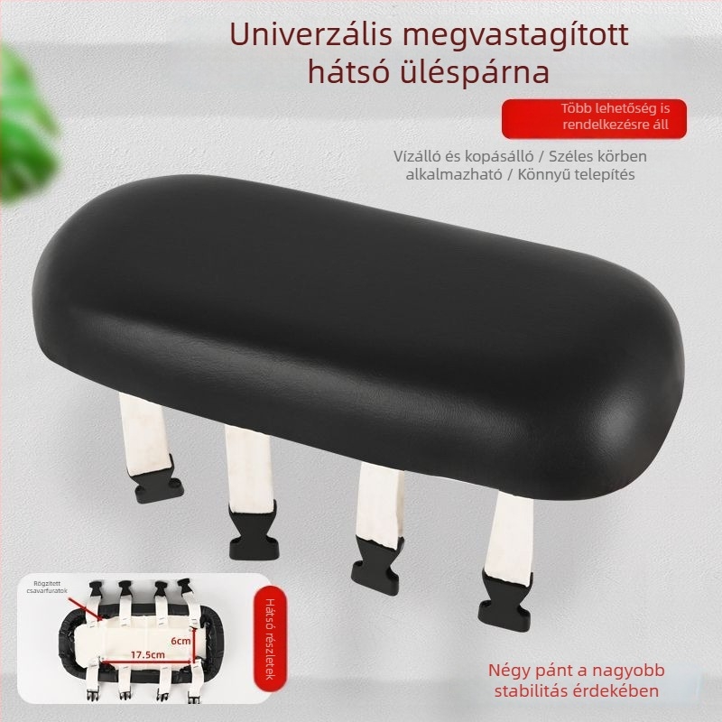 Megvastagított hátsó ülés párna elektromos kerékpárokhoz – PU nyeregpanel