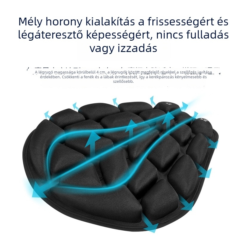 JFT Motorkerékpár ülés párna – nyomáscsökkentő, ütéscsillapító légpárna, szellőző és lélegző hosszú utazásokhoz