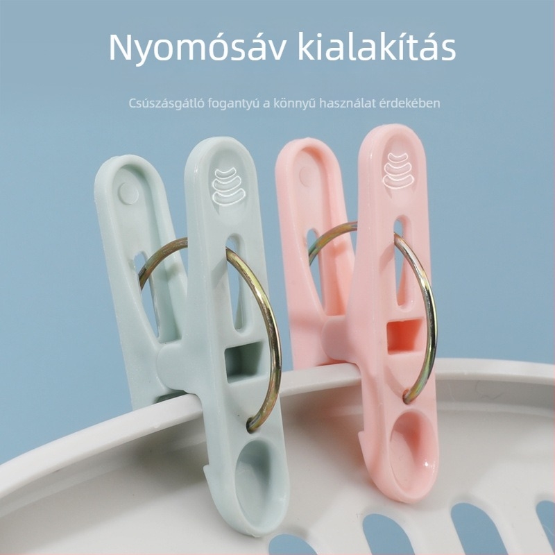 Szélvédett, tartós műanyag ruhacsipesz – kis méretű klipek ruhákhoz, zoknikhoz és élelmiszerekhez, erős, nyom nélküli tartással