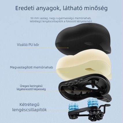 Gyárilag gyártott memóriahabos kerékpárnyereg hegyi és országúti kerékpárokhoz