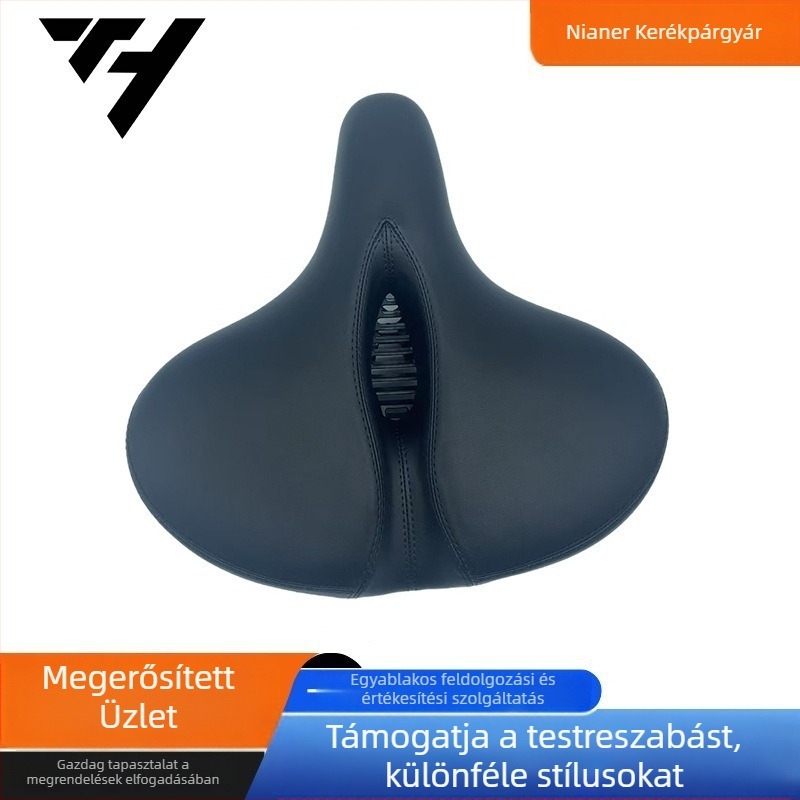 Testreszabott új modell: megnövelt szélességű, vastagabb kerékpárnyereg középső nyílással, elektromos és terep kerékpárokhoz