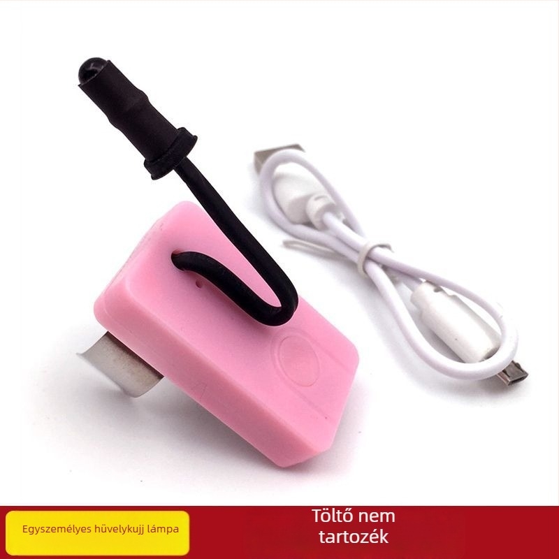 Vizuális fülpiszkáló, újratölthető, kézi, LED világítással – USB töltés