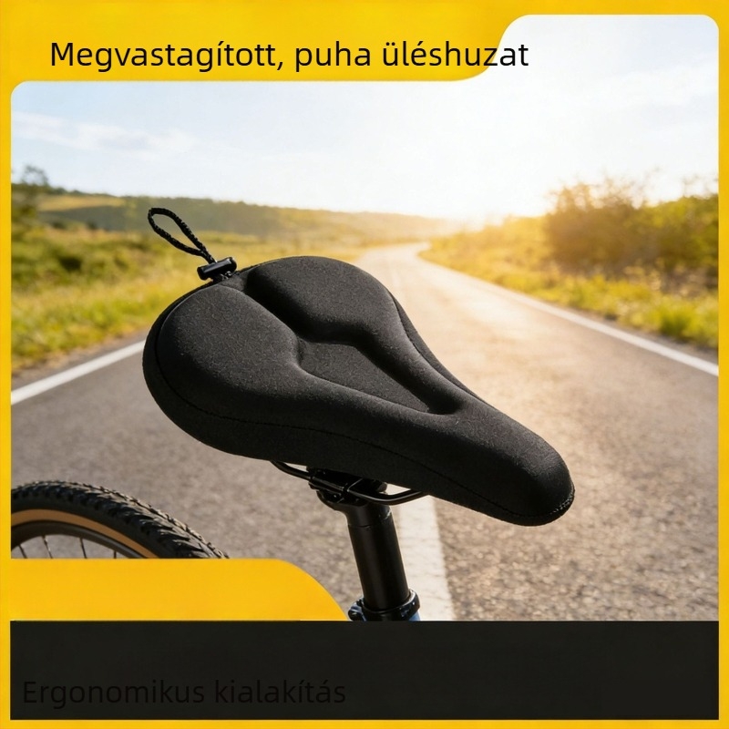 Szilikon nyeregfedél, vastagított kivitelben, 3D csúszásmentes, MTB-hez