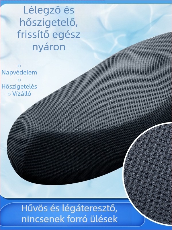 Elektromos kerékpár nyeregfedél, bőrből, vízálló és UV-álló, négy évszakos, univerzális