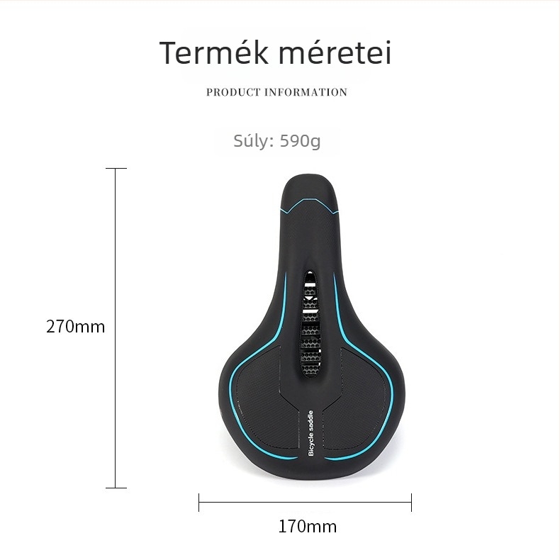 AQ-2025 Mountain Bike Nyereg — Személyre szabott üléspárna, Megnövelt ütéscsillapítású Kényelmes
