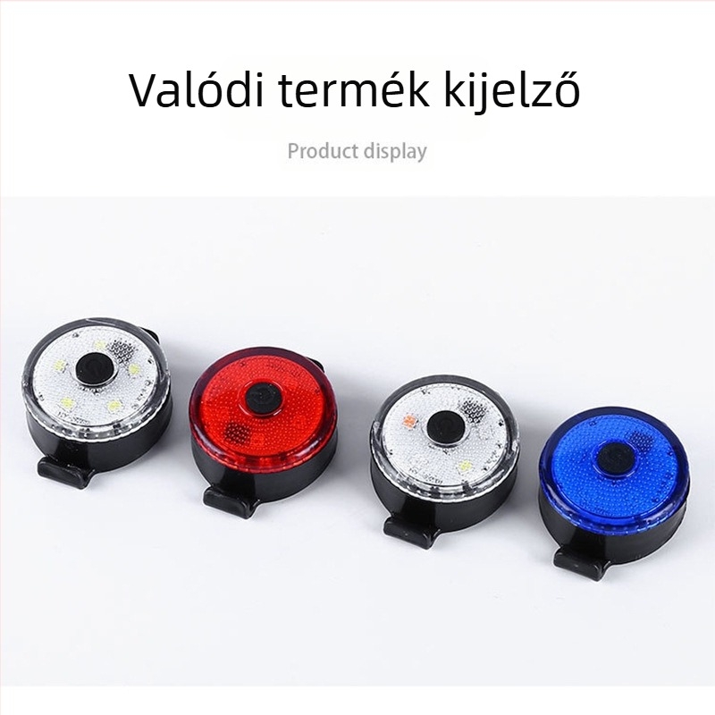 VXM kerékpár hátsó lámpa, USB-s töltés, figyelmeztető fény hegymászó kerékpárhoz, éjszakai külső tekeréshez, kerékpáros kiegészítők