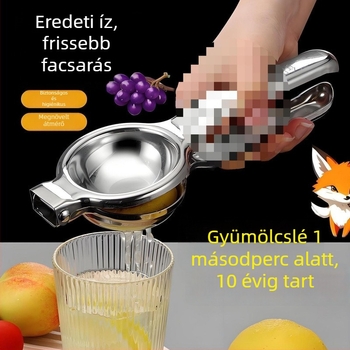 Rozsdamentes acél kézi facsaró citromhoz és narancshoz