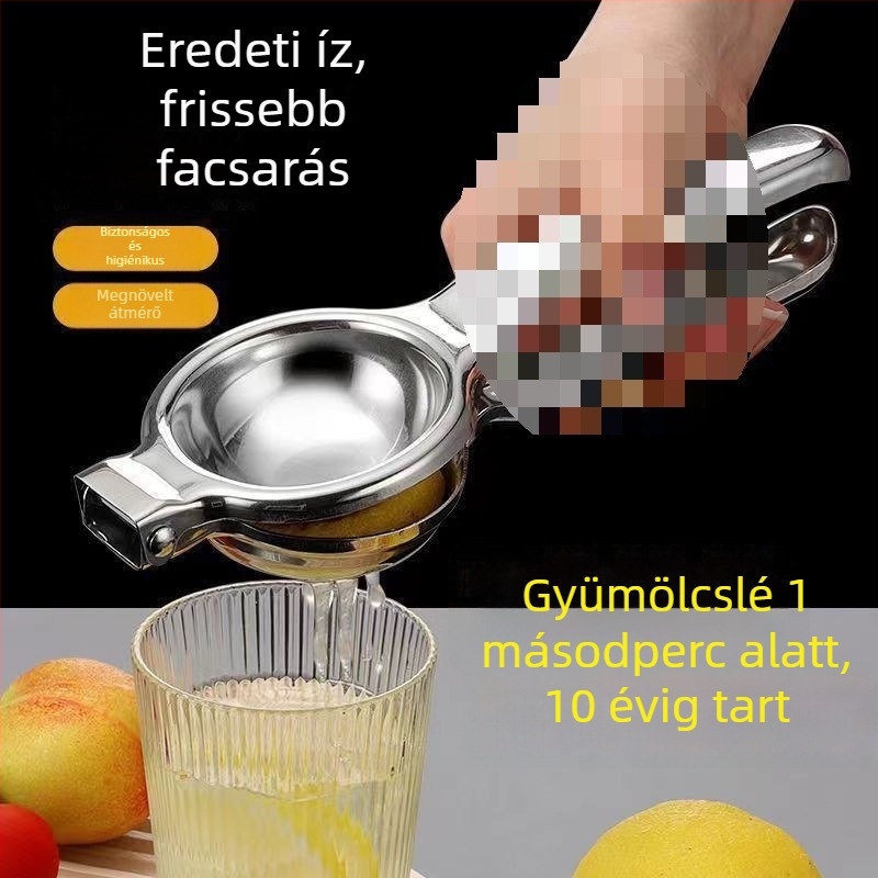 Rozsdamentes acél kézi facsaró citromhoz és narancshoz