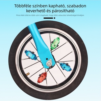 Okos LED küllőfény gyermek kerékpárhoz – éjszakai közlekedéshez hátsó világítás