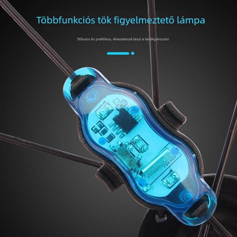 Okos LED küllőfény gyermek kerékpárhoz – éjszakai közlekedéshez hátsó világítás