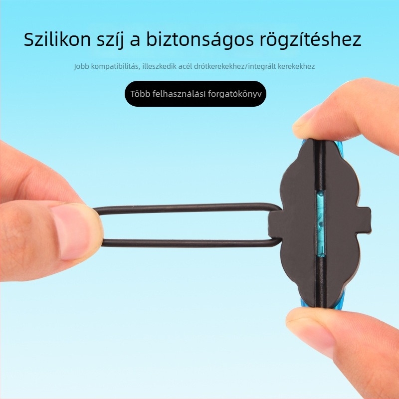 Okos LED küllőfény gyermek kerékpárhoz – éjszakai közlekedéshez hátsó világítás