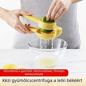 Új kézi facsaró – citrom és citrusfélék, kézi nyomású facsaró, kompakt háztartási multifunkcionális készülék