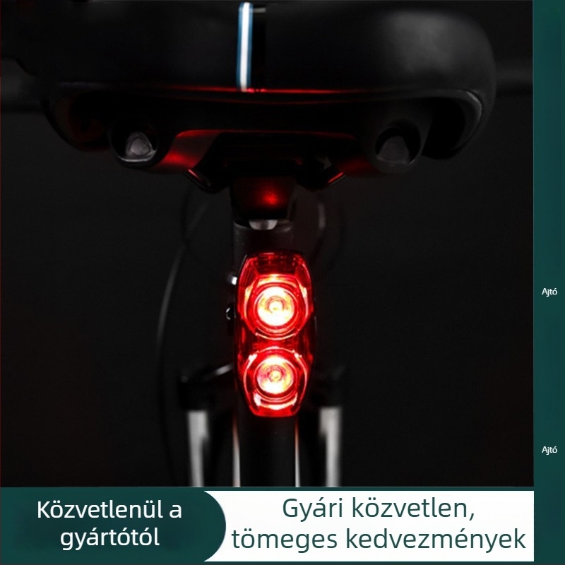 Raypal-2230 2 LED-es vízálló hátsó figyelmeztető fény hegyi kerékpárhoz éjszakai tekeréshez