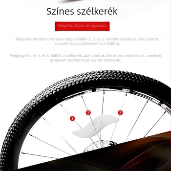 Gyerekeknek szóló kerék küllő- és kerékvilágítás – színes LED fények éjszakai biciklizéshez, dekoratív világítás