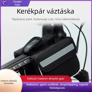 MTB kerékpárhoz készlet: első táska, felső cső táska, kettős táska és nyereg alatti táska