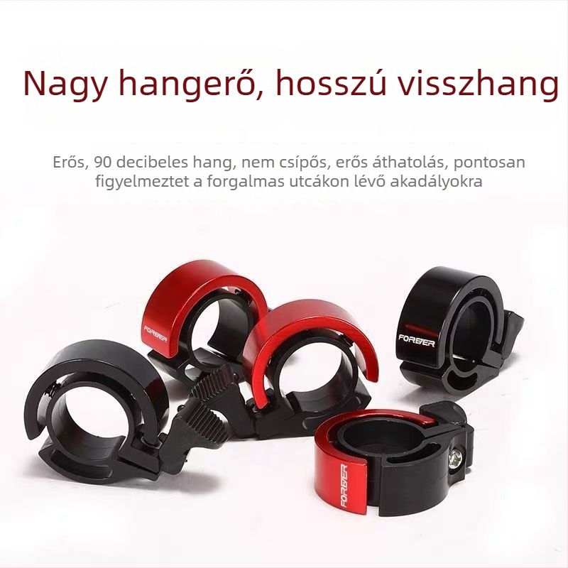 Szuper hangos kerékpár csengő hegyi kerékpárokhoz, univerzális a felnőtt kerékpárokhoz, rejtett kürt, kerékpár kiegészítő