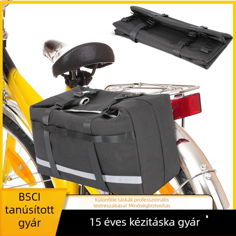 Kerékpár hátsó csomagtartó táska, nagy kapacitású, terepkerékpárhoz