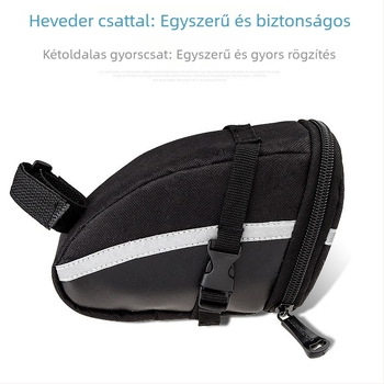 Hátsó kerékpáros táska nyereg és szerszámkészlettel, kerékpár táska, 1.2 L, Modell 13196
