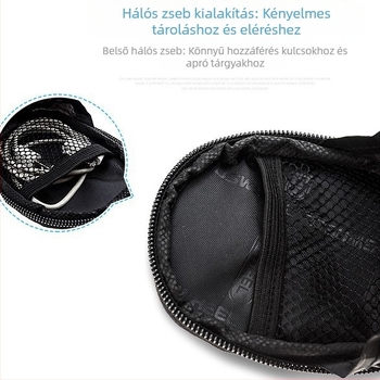 Hátsó kerékpáros táska nyereg és szerszámkészlettel, kerékpár táska, 1.2 L, Modell 13196