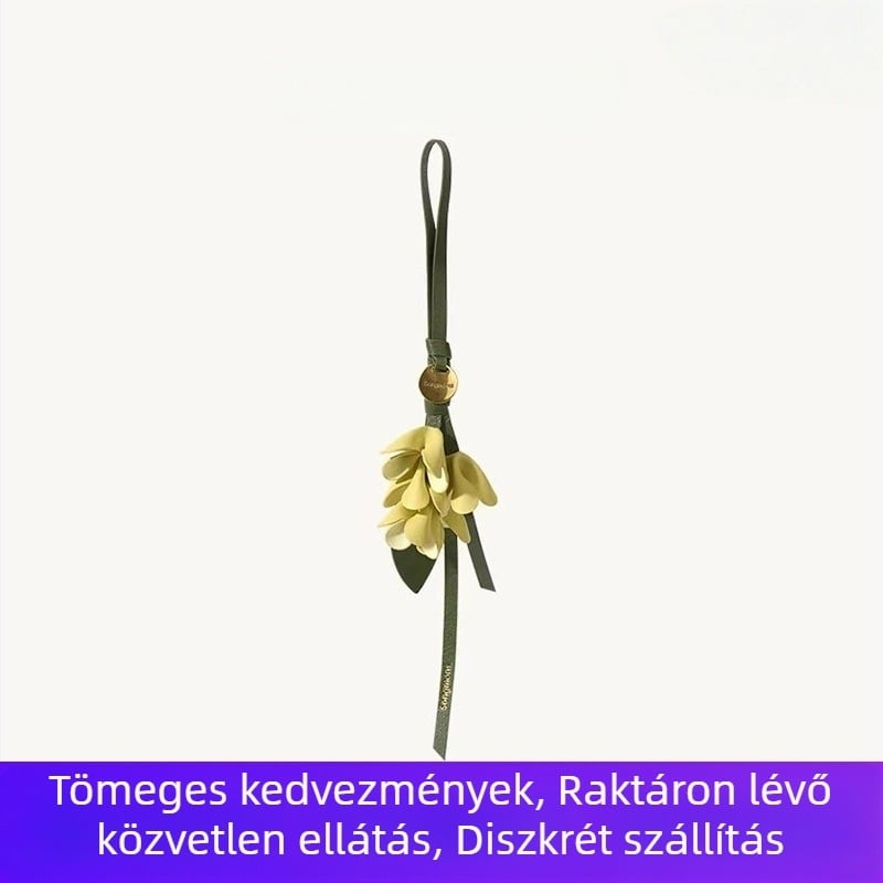 Arany osmanthus táska medál – tervezői divatkiegészítő, új kínai stílusban.