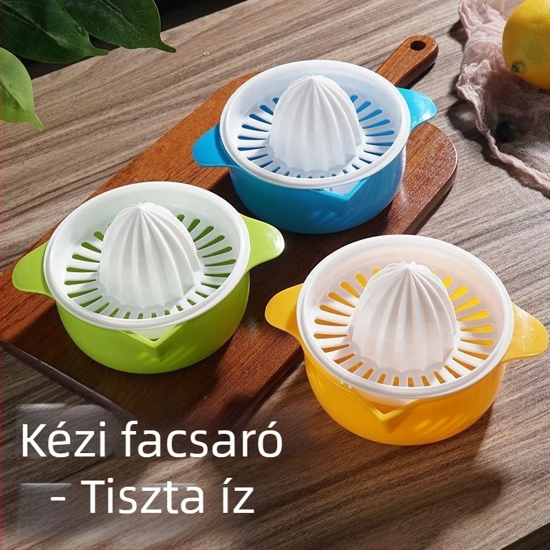 Kézi gyümölcsprés portokál és citrom számára — mini gyümölcslé pohár, otthoni használatra