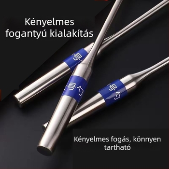 Rozsdamentes acélból készült konyhai kanál, nagy méretű szakácskanál