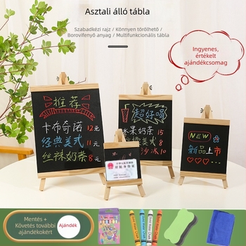 Asztali krétatábla – üzleti reklámtábla, mini étlap tábla bárpultnál