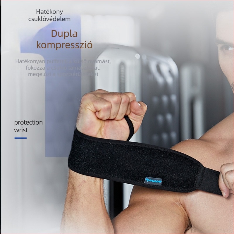 Omega fitnesz csuklópántok – gumírozott masszázs és csuklóvéd, kosárlabda, tenisz és edzés