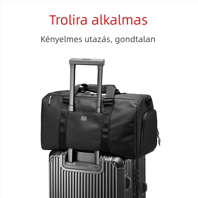 Lu Ou sporttáska, nagy kapacitású 20–35 L, vízálló nylonból rövid utazásokhoz, uniszex