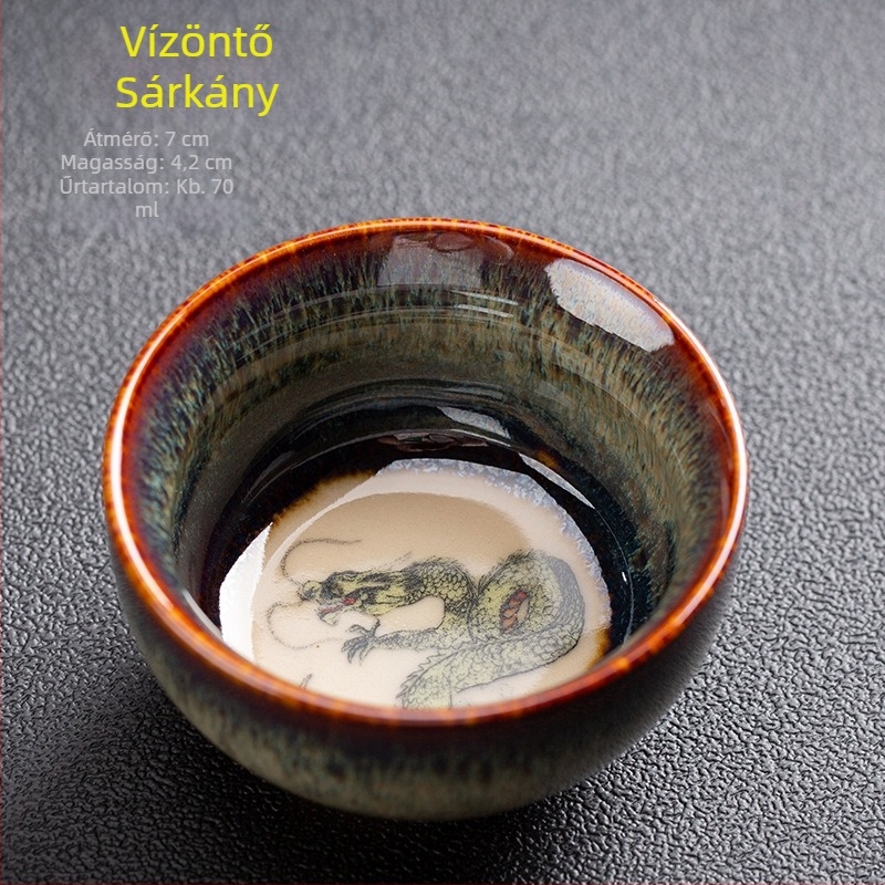 Zodiákus Kung-Fu teáscsésze – porcelán kerámia, kis teáscsésze