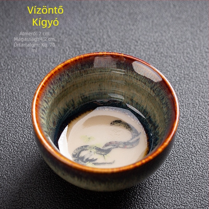 Zodiákus Kung-Fu teáscsésze – porcelán kerámia, kis teáscsésze