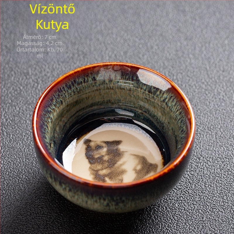 Zodiákus Kung-Fu teáscsésze – porcelán kerámia, kis teáscsésze