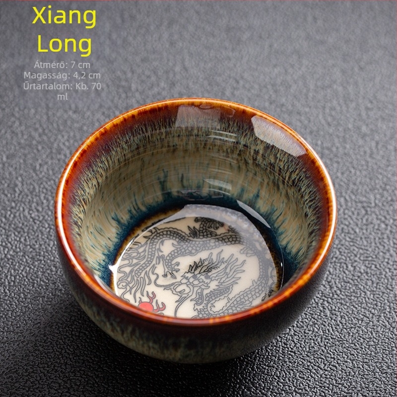 Zodiákus Kung-Fu teáscsésze – porcelán kerámia, kis teáscsésze