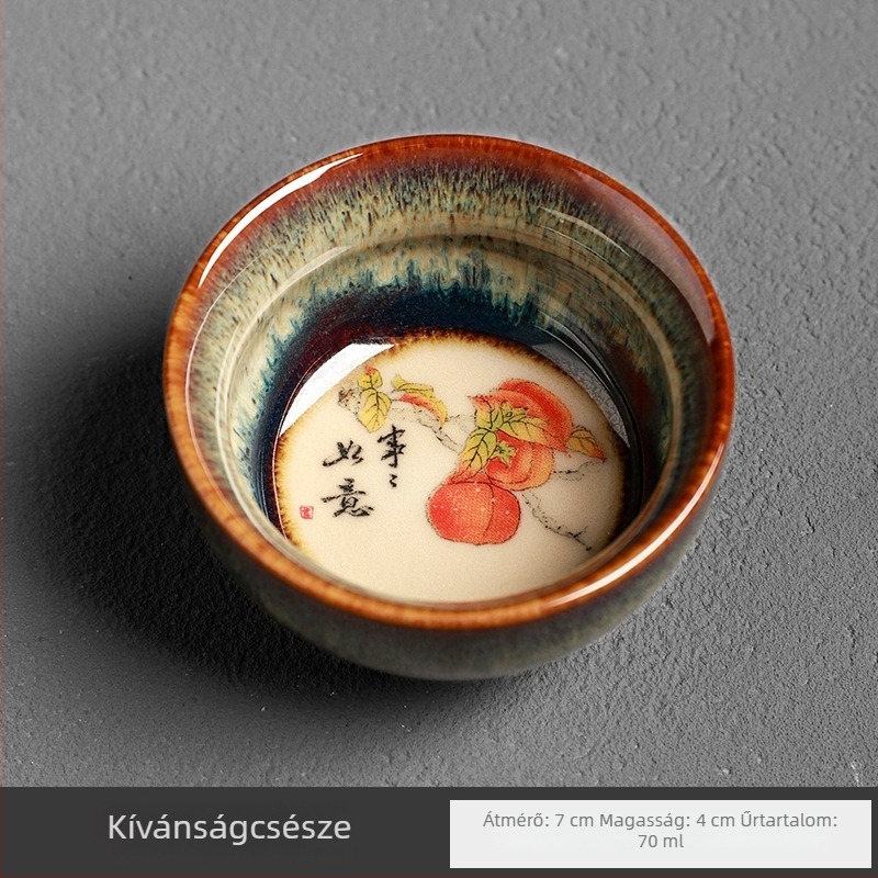 Zodiákus Kung-Fu teáscsésze – porcelán kerámia, kis teáscsésze