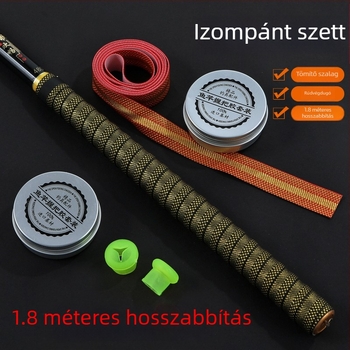 Kibővített horgászbot tekerőfogantyú, izzadságot felszívó és csúszásmentes szalaggal