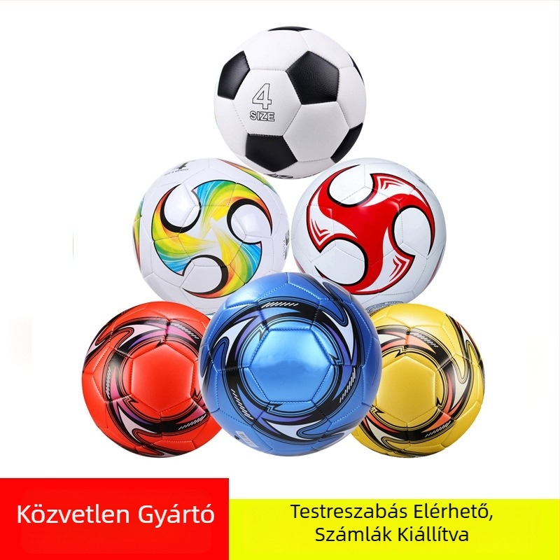 2-es méretű futball, kézzel varrt, TPU bőr, iskolai használatra