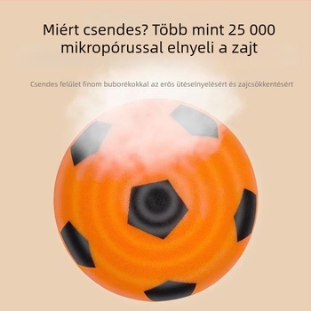 Belső térre készült habfoci gyerekeknek, csendes labda, átmérője 36 hüvelyk (1 m), kerek, PU anyag